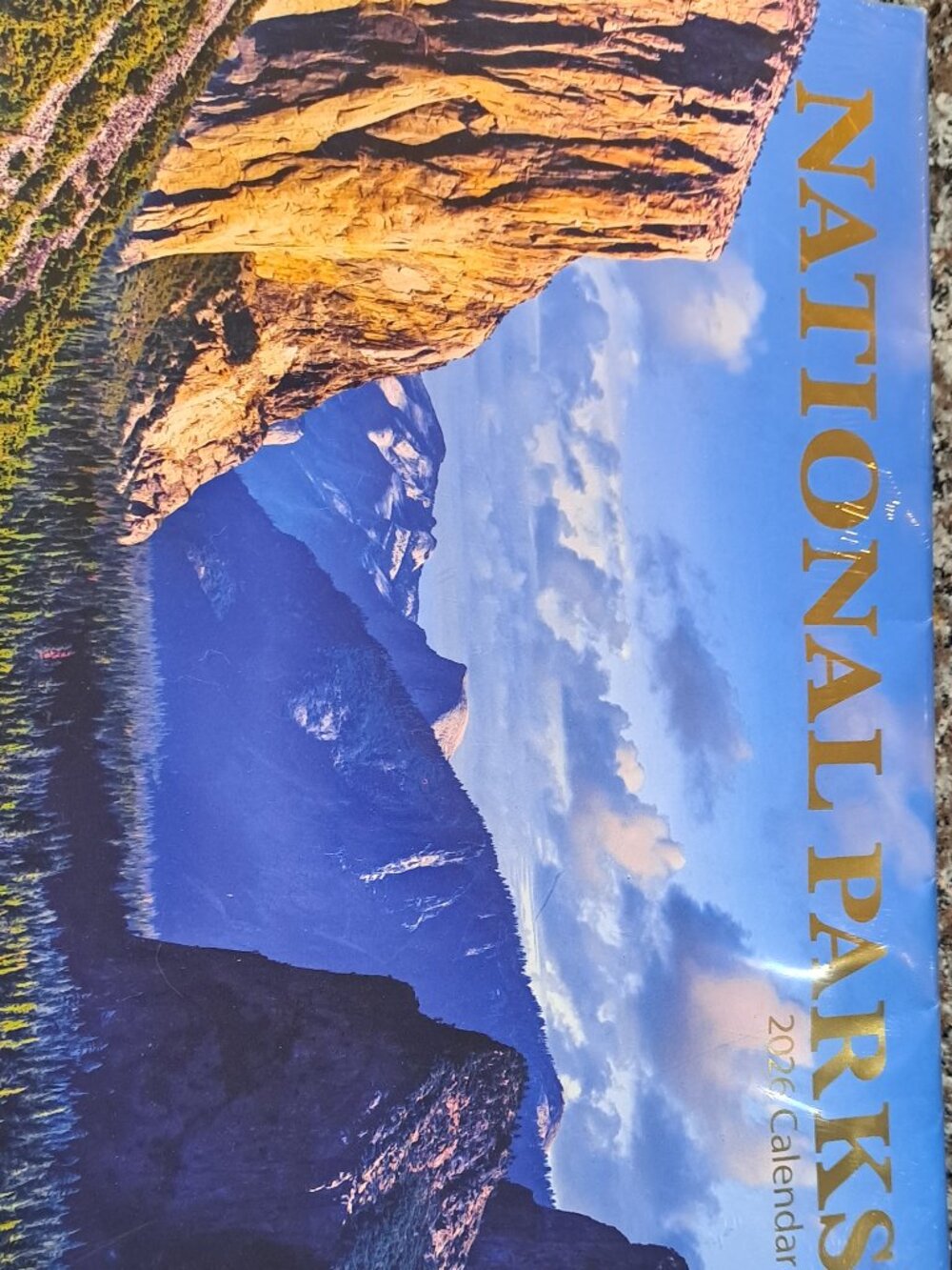 NATIONAL PARKS 2026 CALENDAR, 8X10 AND SEALED